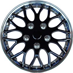 Jeu d'enjoliveurs Missouri 16-inch chromé/noir