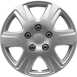 Jeu d'enjoliveurs Louisiana 15-inch argent