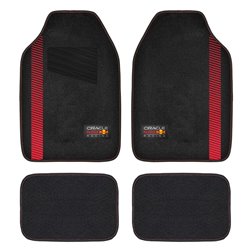 Red Bull Oracle Jeu de tapis de voiture universel - Set de 4 pièces - Noir/Rouge
