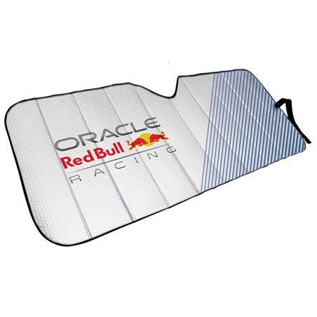 Red Bull Oracle Pare-soleil pour pare-brise universel - 1 pièce - Argent/Bleu/Rouge