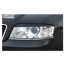 Spoilers de phares sur mesure pour Audi A6 4B/C5 2001-2004 (ABS)