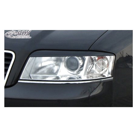 Spoilers de phares sur mesure pour Audi A6 4B/C5 2001-2004 (ABS)