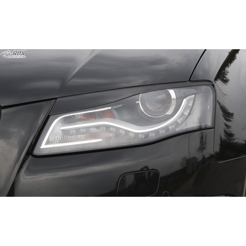 Spoilers de phares sur mesure pour Audi A4 B8 2008-2012 (ABS)