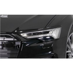 Spoilers de phares sur mesure pour Audi A6 (C8) Sedan/Avant 2018- (ABS)