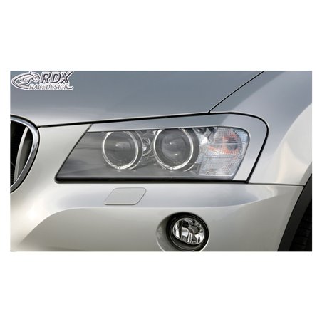 Spoilers de phares sur mesure pour BMW X3 F25 2010-2014 (ABS)