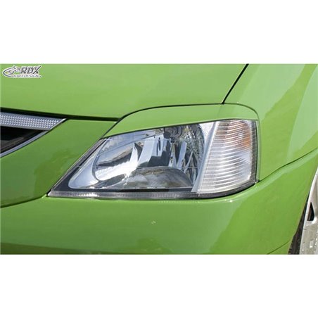 Spoilers de phares sur mesure pour Dacia Logan -2008 (ABS)