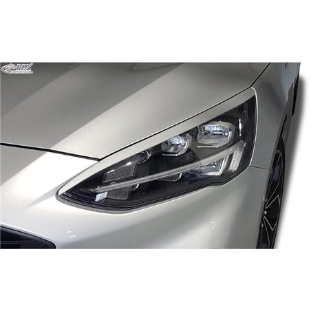 Spoilers de phares sur mesure pour Ford Focus IV Hatchback/Wagon/Sedan 2018-2022 (ABS)