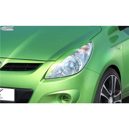 Spoilers de phares sur mesure pour Hyundai i20 PB/PBT 2008-2012 (ABS)