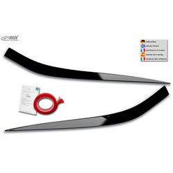 Spoilers de phares sur mesure pour Kia XCeed (CD) 2019- (ABS Noir Brillant)