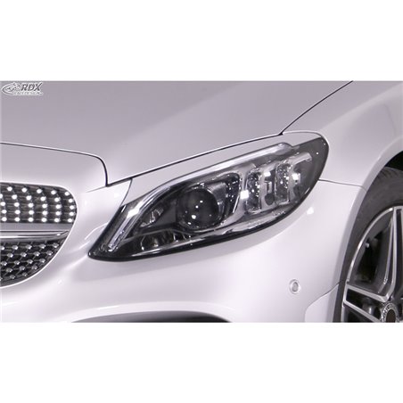 Spoilers de phares sur mesure pour Mercedes Classe C (W205) Sedan/Estate/Coupé 2014-2021 (ABS)