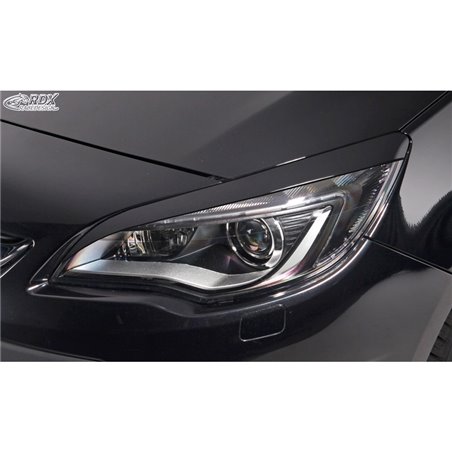 Spoilers de phares sur mesure pour Opel Astra J HB 5-portes/Sportstourer 2009-2015 (ABS)