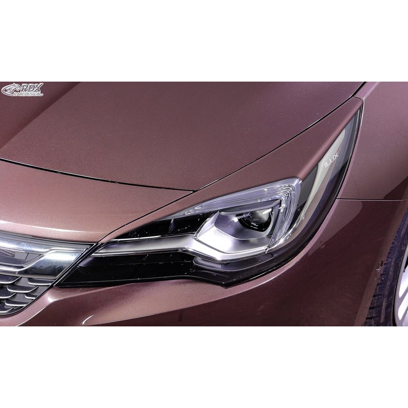 Spoilers de phares sur mesure pour Opel Astra K HB 5-portes/Sportstourer 2015-2021 (ABS)