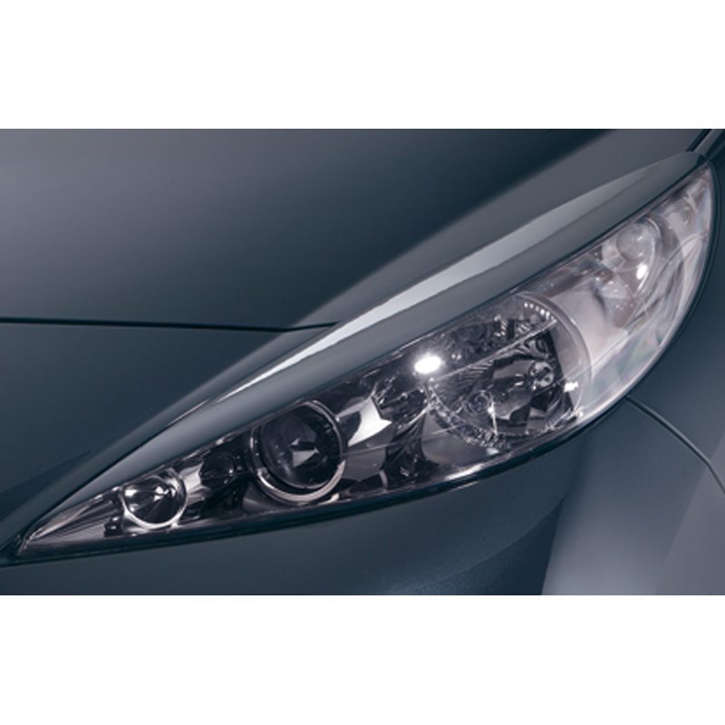 Spoilers de phares sur mesure pour Peugeot 207 2006- (ABS)