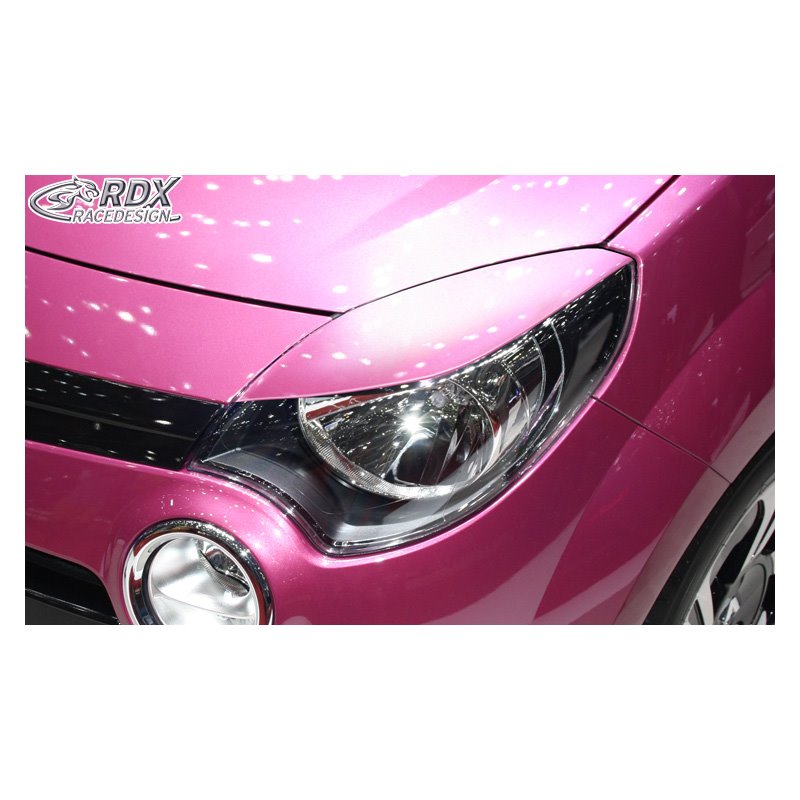 Spoilers de phares sur mesure pour Renault Twingo II Facelift 2012-2014 (ABS)
