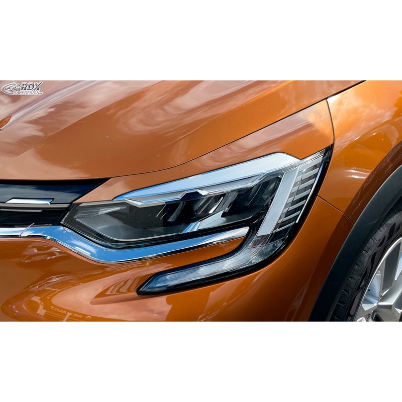 Spoilers de phares sur mesure pour Renault Captur II 2020- (ABS)