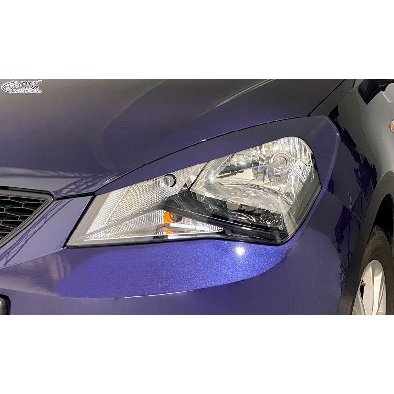 Spoilers de phares sur mesure pour Seat Mii 2011- (ABS)
