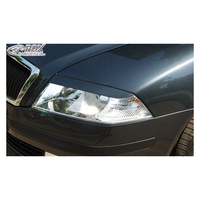 Spoilers de phares sur mesure pour Skoda Octavia II 2004-2008 (ABS)