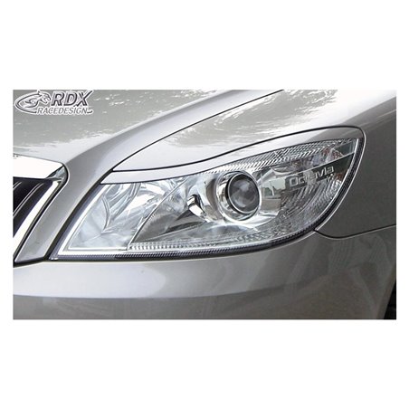 Spoilers de phares sur mesure pour Skoda Octavia II Facelift 2009-2012 (ABS)