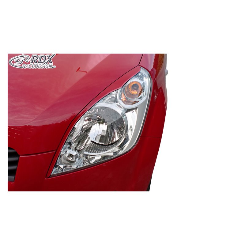 Spoilers de phares sur mesure pour Suzuki Splash 2008- (ABS)