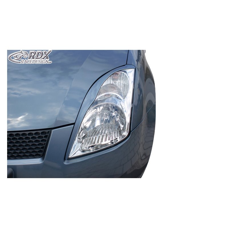 Spoilers de phares sur mesure pour Suzuki Swift II 2005-2010 (ABS)
