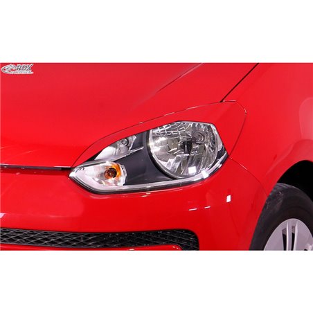 Spoilers de phares sur mesure pour Volkswagen Up! 2011- (ABS)