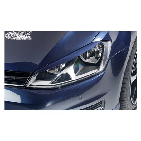 Spoilers de phares sur mesure pour Volkswagen Golf VII 2012-2017 (ABS)