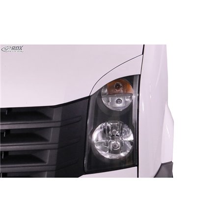 Spoilers de phares sur mesure pour Volkswagen Crafter 2006-2017 (ABS)