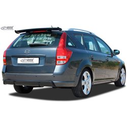 Jupe arrière 'Diffuseur' sur mesure pour Kia Cee'd ED SW 2007-2012 (ABS noir luisant)