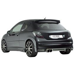 Jupe arrière sur mesure pour Peugeot 207 2006- excl. SW (ABS)
