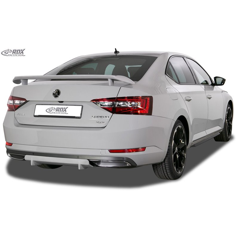 Jupe arrière 'Diffuseur U-Diff XL' sur mesure pour for Skoda Superb III (3V) 2015- (PU)
