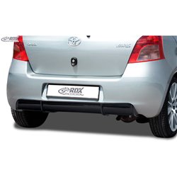 Jupe arrière 'Diffuseur' sur mesure pour Toyota Yaris P9 2005-2008 (ABS noir luisant)