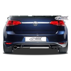 Jupe arrière 'Diffuseur' sur mesure pour Volkswagen Golf VII HB 3/5-portes 2012- excl. GTi/GTD (PUR)