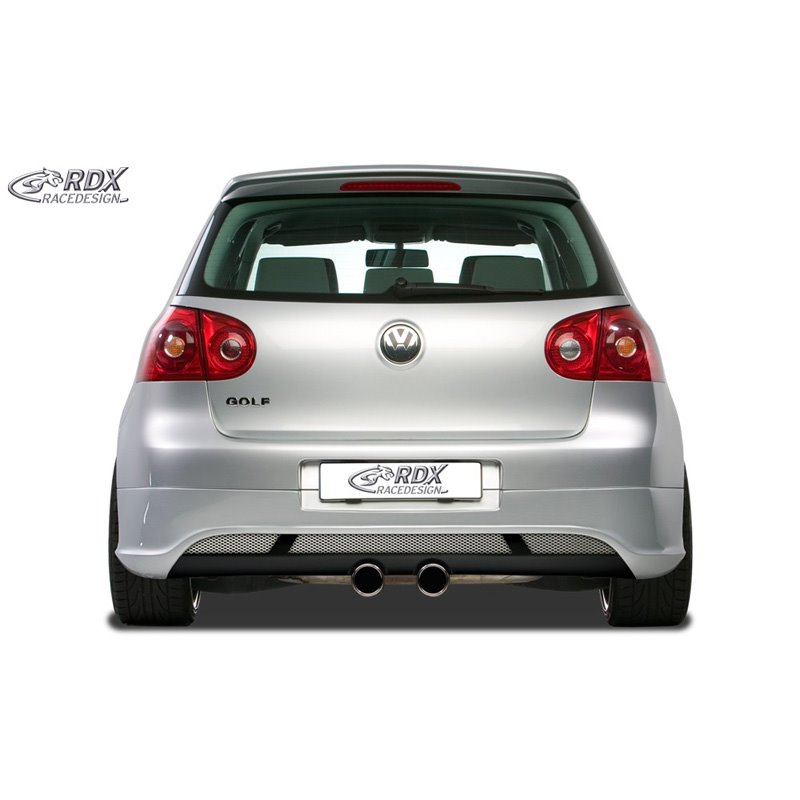 Jupe arrière sur mesure pour Volkswagen Golf V Hatchback 3/5-portes 2003-2008 'V2' (échappement R32) excl. Variant/Plus (ABS)