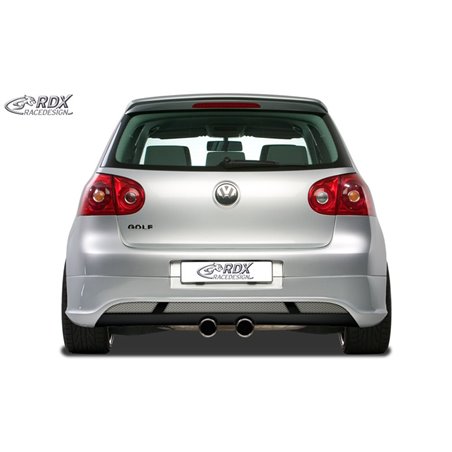 Jupe arrière sur mesure pour Volkswagen Golf V Hatchback 3/5-portes 2003-2008 'V2' (échappement R32) excl. Variant/Plus (ABS)