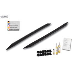 Jupes latérales 'Slim' sur mesure pour Kia Stinger (CK) 2018- (ABS noir luisant)