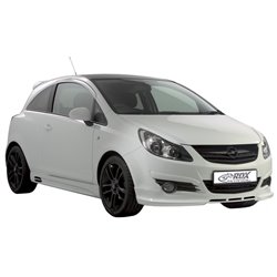 Jupes latérales sur mesure pour Opel Corsa D 2006- 'GT-Race' (ABS)