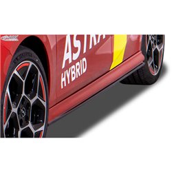 Jupes latérales sur mesure pour Opel Astra L Hatchback 2021- 'Edition' (ABS)