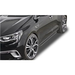 Jupes latérales 'Slim' sur mesure pour Renault Megane IV 5-portes/Grandtour 2016- (ABS noir luisant)