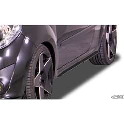 Jupes latérales sur mesure pour Renault Twingo II 2007-2014 'Slim' (ABS)