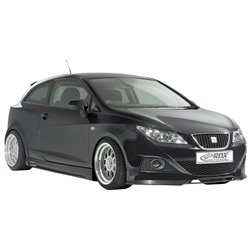 Jupes latérales sur mesure pour Seat Ibiza 6J 3/5 portes 2008- 'GT-Race' (ABS)