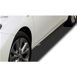 Jupes latérales 'Slim' sur mesure pour Toyota Auris E180 2012-2015 (ABS noir luisant)