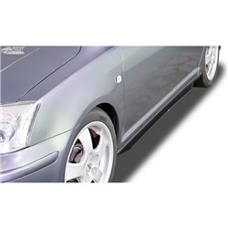 Jupes latérales 'Slim' sur mesure pour Toyota Avensis T25 2003-2009 (ABS noir luisant)