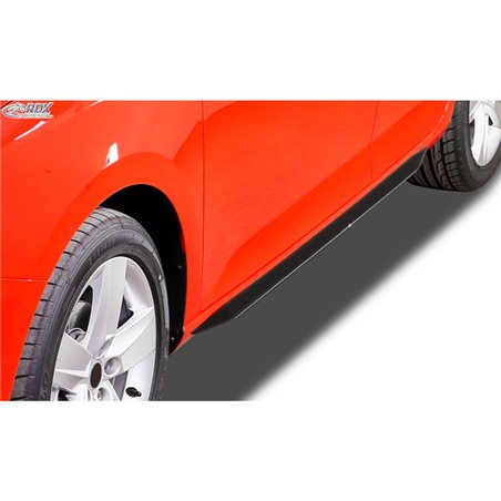 Jupes latérales 'Slim' sur mesure pour Volkswagen Polo 6N 1994-1999 (ABS noir luisant) Jupes latérales 'Slim' sur mesure pour Volkswagen Polo 6N 1994-1999 (ABS noir luisant)