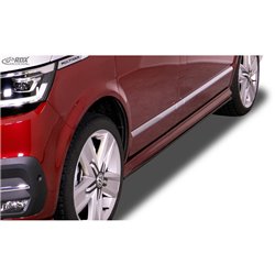 Jupes latérales sur mesure pour Volkswagen Transporter T6 2015- (empattement court) 'Edition' (ABS)