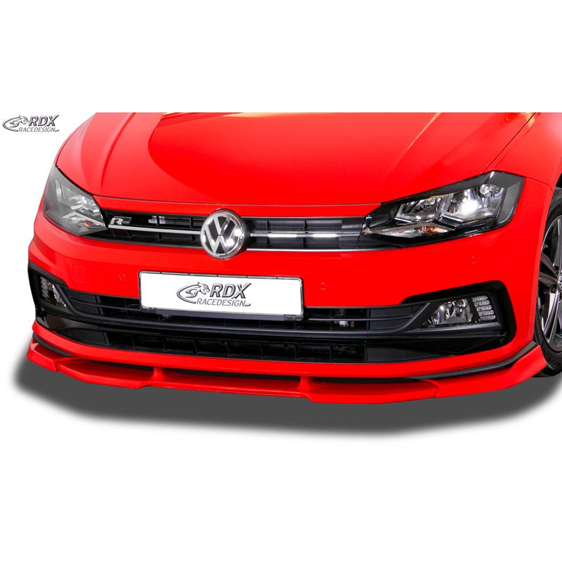 Spoiler avant Vario-X sur mesure pour Volkswagen Polo (2G/AW) R-Line/GTi 2017- (PU)