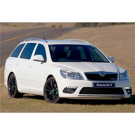 AutoStyle Pare-chocs avant sur mesure pour Skoda Octavia 2009-2012 'RS-Look' incl. Grilles & DRL & Feux anti-brouillard (PP)