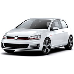 AutoStyle Jupes latérales sur mesure pour Volkswagen Golf VII 2012-2017 'GTi-Look' (PP)