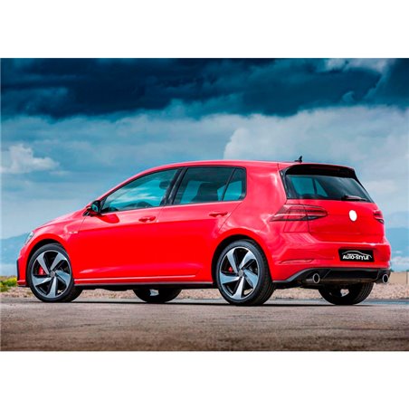 AutoStyle Jupes latérales sur mesure pour Volkswagen Golf VII Facelift 2017- 'GTi-Look' (PP)