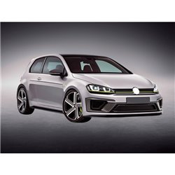AutoStyle Kit complet de styling sur mesure pour Volkswagen Golf VII 3/5-portes 2012-2017 'R400-Look' incl. Grilles (PP)