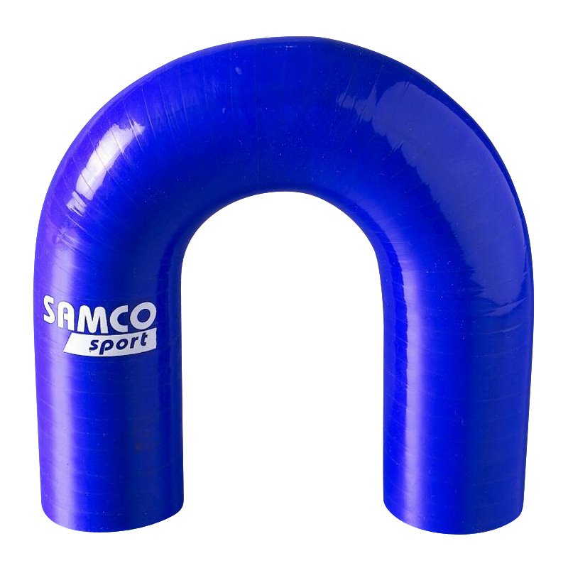 Samco Durite Silicone coudée 180 degré - Longueur 127mm - Ø51mm - Bleu